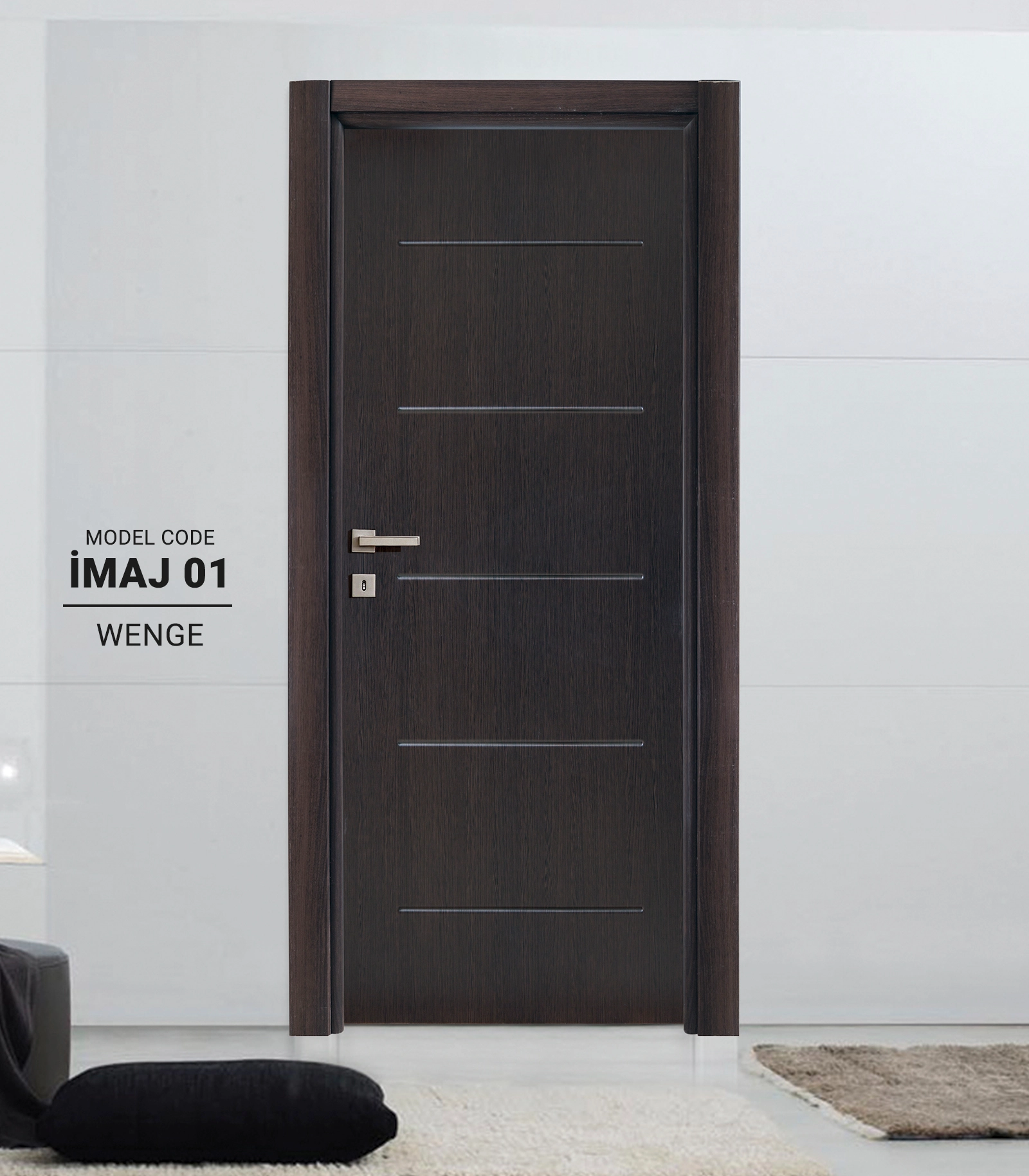 Wenge Modern Oda Kapısı Modeli